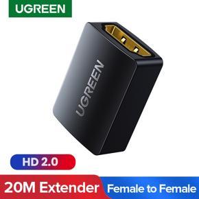 Ugreen 1/4PCS HDMI Extender Female to Female Connector 4K HDMI 2.0 Extension Converter Adapter Coupler for PS4 HDMI Cable HDMI Extender