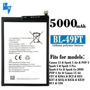 BL-49FT Phone Batteries For Infinix Note 7 / TECNO POP 4 / Tecno Spark 5 Replacement Phone Battery