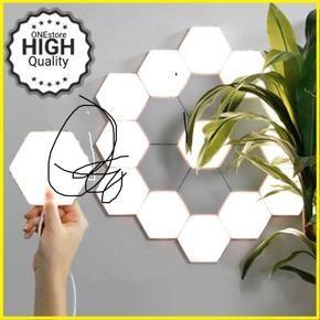 Quantum Lamp LED Night Light Hexagonal Modular Touch Sensitive Magnet Wall Decor