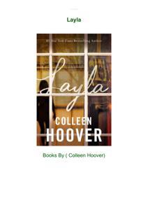 Layla by Colleen Hoover