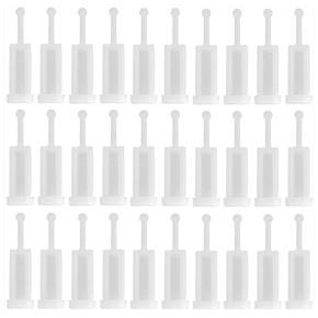 ARELENE 30Pcs Universal Spray Tool Filters Disposable HVLP Gravity Feed Paint Strainers Fine Mesh, White