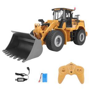 HUINA 1567 1/24 Alloy Heavy Bulldozer 9-channel 2.4GHz RC Engineering Vehicle