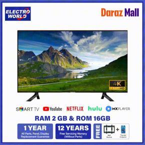 Vikan 40 Inch Android Smart Wifi Hd Led Tv 4k Supported Ram 2 gb Rom 16 gb