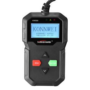 KONNWEI OBDII Scanner, KW590 Car Code Reader, CAN Diagnostic Scan Tool and Full OBDII EOBD Functions ,with Class Enhanced Universal Automotive Check Engine Light Reader