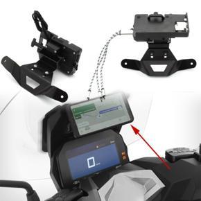 Motorcycle Mount Cell Phone Holder 360 Degree Adjustable Handlebar Wireless Charger Phone Holder for C400GT C 400 GT