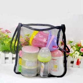 Stroller Storage Bag Cart Mesh Bag Net Pocket Water Cup Bag Storage Bag Shopping Cart Black Portable and Easy to Use