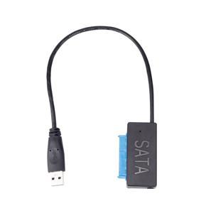 2.5 Inch Sata Hard Drive Adapter Cable Ssd Hard Drive Data Cable 22Pin - black