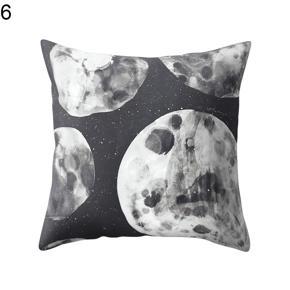 Universe Moon Pillow Case Bed Waist Cushion Cover Cafe Home Decor Gift