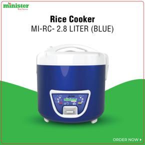 MINISTER Rice Cooker- MI-RC- 2.8 LITER (Blue)