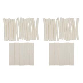 ARELENE 40Pcs White 3/4: 1 Heat Shrink Tubing Wrap Wire for iPhone for iPad for Android for Samsung Data Line Heatshrink Tubes