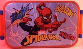 Plastic Lunch Box-Spider Man