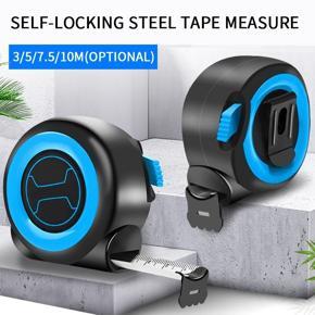 DASI Self-locking Thickened Steel Tape Measure 3/5/7.5/10m High Precision Measuring Ruler Distance Meter Measuring Tool