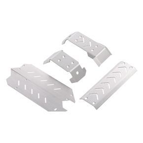 Stainless Steel Chassis Protection Plate for 1/10 TRAXXAS MAXX RC Car Parts