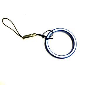 Metal Circle Finger Ring Buckle Lanyard Simple Short Case Mobile