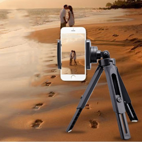 Portable Live Broadcast Monopod Multi-angle Flexible Portable Stand Holder Mini Tripod+Phone Non-slip Design Clip