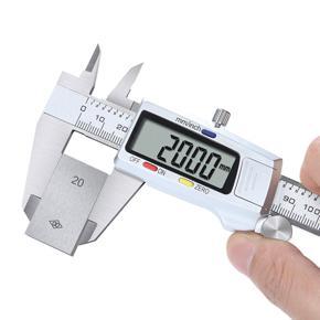 GMTOP Electronic Caliper 0-150MM High Precision Digital Vernier with LCD Digital Display Measuring Ruler Stainless Steel Calipers for Diameter / Inner Diameter / Step Difference / Depth Measurement