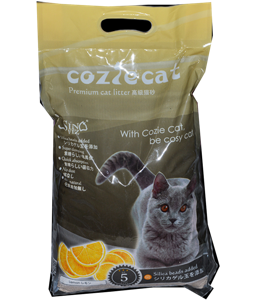 Coziecat Premium Cat Litter Lemon Clumping 10ltr