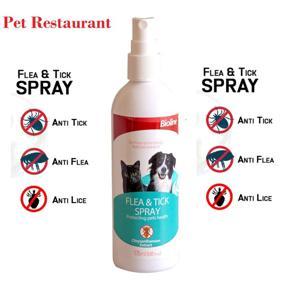 Bioline Flea & Tick Spray Anti Tick and Flea Lice Spray for Dogs 175m