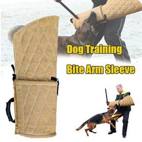 Dog Bite Sleeve Stick Rod Set Pet Puppy Chewing Training Tugs Protection Toys -