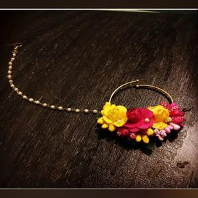 Artificial Flower Jewellery 1 pcs noth /nose ring