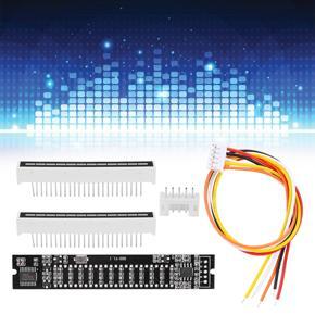 Mini DIY Dual 12 Level Stereo Music Audio Spectrum Indicator VU Meter Amplifier Board