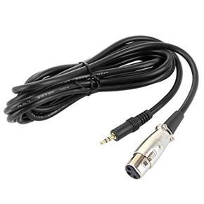 XLR 3Pin Female to 3.5mm Microphone Cable For Karaoke KTV Computer Broadcast Studio Mic 7 feet Condenser Microphone Cable