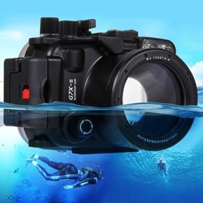 PULUZ 40m Underwater Depth Diving Case Waterproof Camera Housing for Canon G7 X Mark II