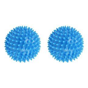 XHHDQES 2X Spiky Massage Ball, Hard Stress Ball 7.5cm for Fitness Sport Exercise (Sky Blue)