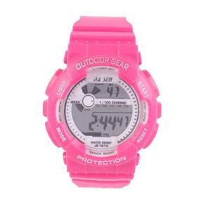 Plastic Digital Watch For Boys - Hot Pink