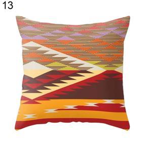 Navajo Triangle Geometric Retro Cushion Cover Printing Square Pillowcase