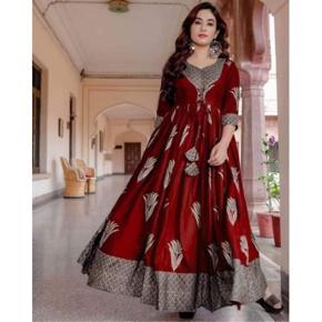 New exclusive designed Gown 1piece long kurti different koti, Gown long kurti For Stylish Women / Girls