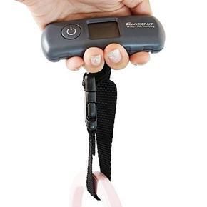 Constant-738E Digital Electronic luggage scale 50kg/10g compact size high precision sensors tare function take the rope