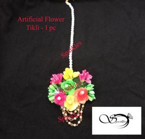 Artificial flower Tikli -( Multicolor ) - 1 pc