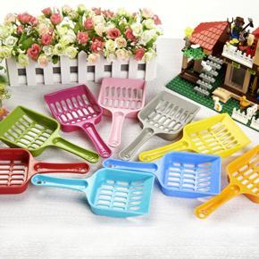 Plastic Cat Litter Scoop Pet Sand Waste Scooper Shovel Hollow Cleaning Tool