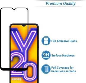 Vivo Y20 Tempered Glass Screen Protector 6D/9D/11D - Black