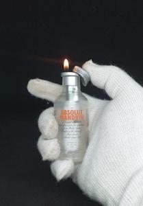 Absolut mandrin Bottle Shape Normal Flame Refillable Gas Lighter