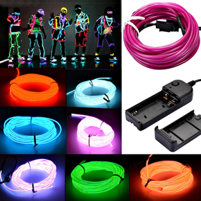 1M 3M 5M EL Wire Neon Light Party Decor Light LED Lamp Waterproof LED Strip String Light