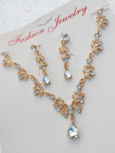 Exclusive & Imported fashionable Necklace+ Earring 2piece jewelry set for birthday or wedding party