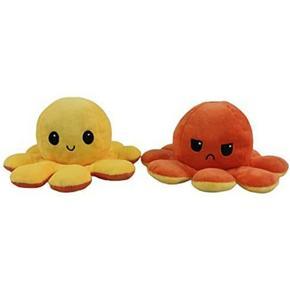 20cm Stuffed Toys Shifter Decor Festoon Top Octopus Revercible Plush Doll