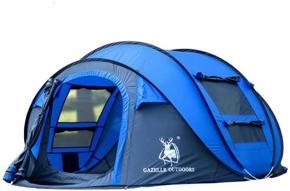 3-4 Person Pop Up Waterproof Camping Tent Quick Automatic Open Outdoor Portable
