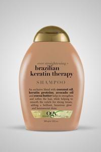 OGX Ever Straightening + Brazilian Keratin Therapy Shampoo, Sulfate Free, 385ml