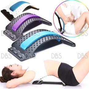 Back Stretcher, Lumbar Back Pain Relief Device, Multi-Level Back Massager Lumbar, Pain Relief for Herniated Disc, Sciatica, Scoliosis, Lower and Upper Back Stretcher Support