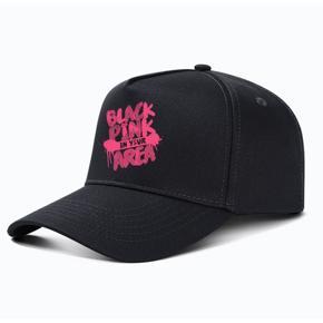 BLACKPINK Styles Women Unisex Cotton Summer Baseball Cap Kpop Printed Round Top Souvenir Hip-Hop Snapback Adjustable Pea