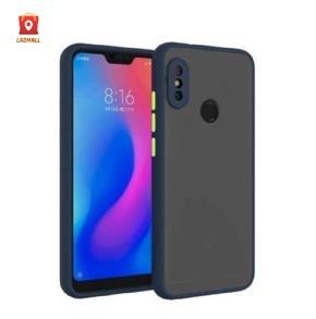 For Xiaomi Redmi A2 Lite (Redmi 6 Pro) Luxury Translucent Smoky Matte Cover (Shockproof And Anti-Drop Protection) Smoky Frosted Case