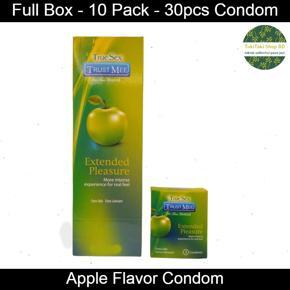 Trust Mee Condom - Apple Flavored Condom - Full Box (10 Pack contains 30pcs Condom)