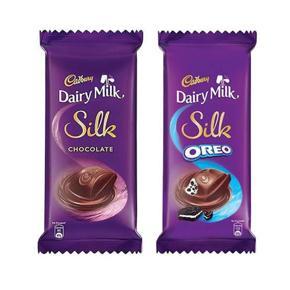 Cadbury Dairy Milk Silk Chocolate + Orio Combo Pack -60 gm+ 60gm= 120gm-(India)