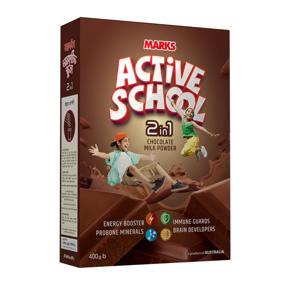 MARKS Active School 2in1 Chocolate Milk Powder 400gm