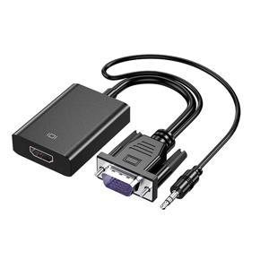 VGA to HDMI Converter Cable Adapter with Audio