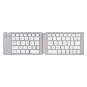 Small Handy LightWeight 3.0 Folding Keyboard Foldable BT Wireless Keypad - white