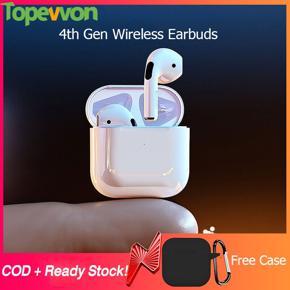 Mini Pro 4 Bluetooth Earphone TWS Wireless Headphones Sport Gaming Headset Earbuds For iPhone Android